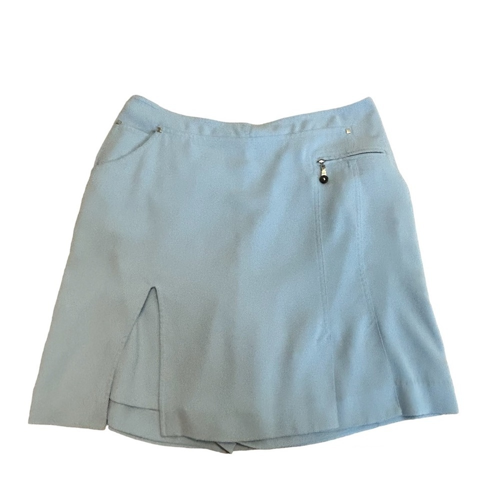 Jamie Sadock light pastel blue golf tennis skirt skort Sz 6